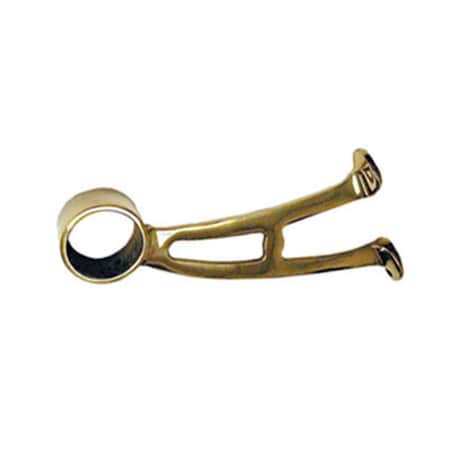 Tool Time 2 In. Bar Bracket - Polished Brass TO2585362